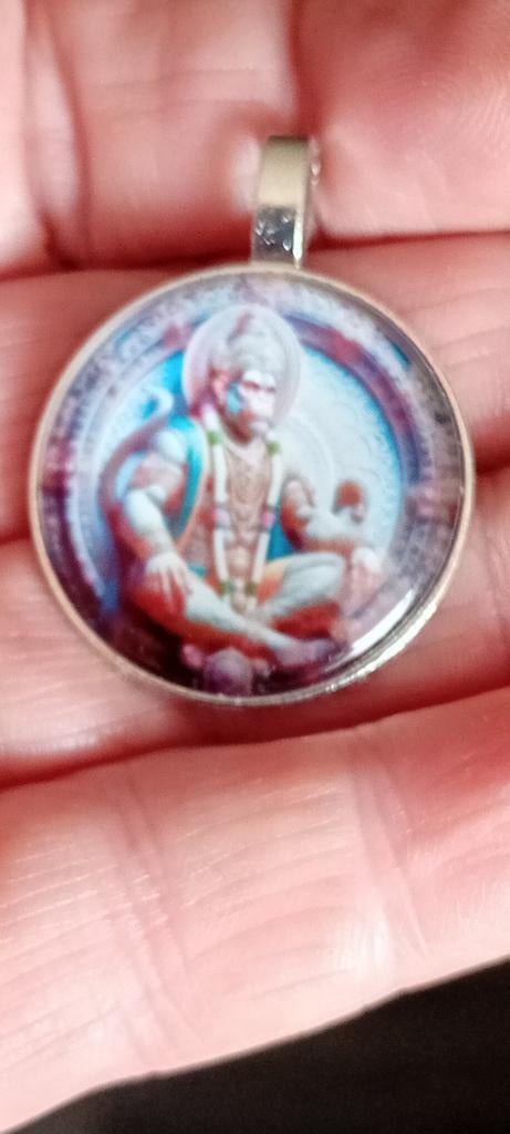 Hanger met afbeelding van Hanuman vaste prijs, Ophalen of Verzenden, Nieuw, Glas of Kristal