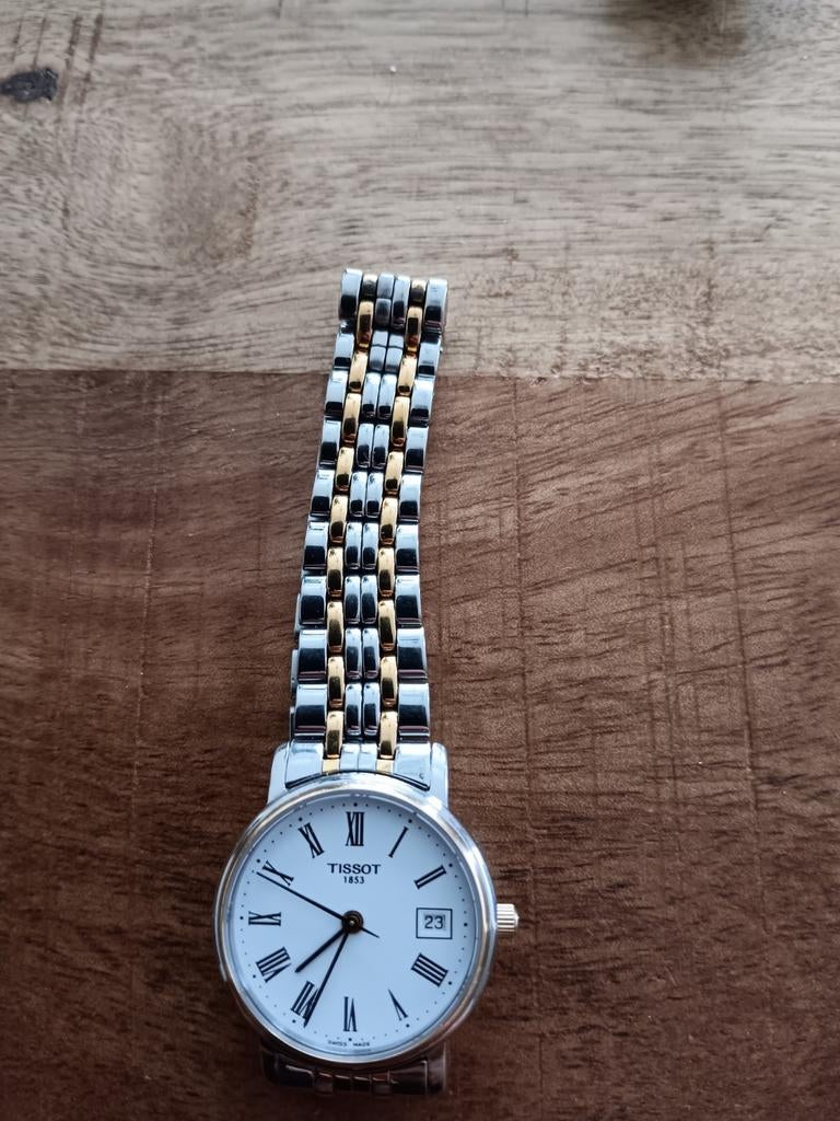 Tissot Dameshorloge - Klassiek en Elegant, Sieraden, Tassen en Uiterlijk, Horloges | Dames, Overige merken, Staal, Gebruikt, Staal