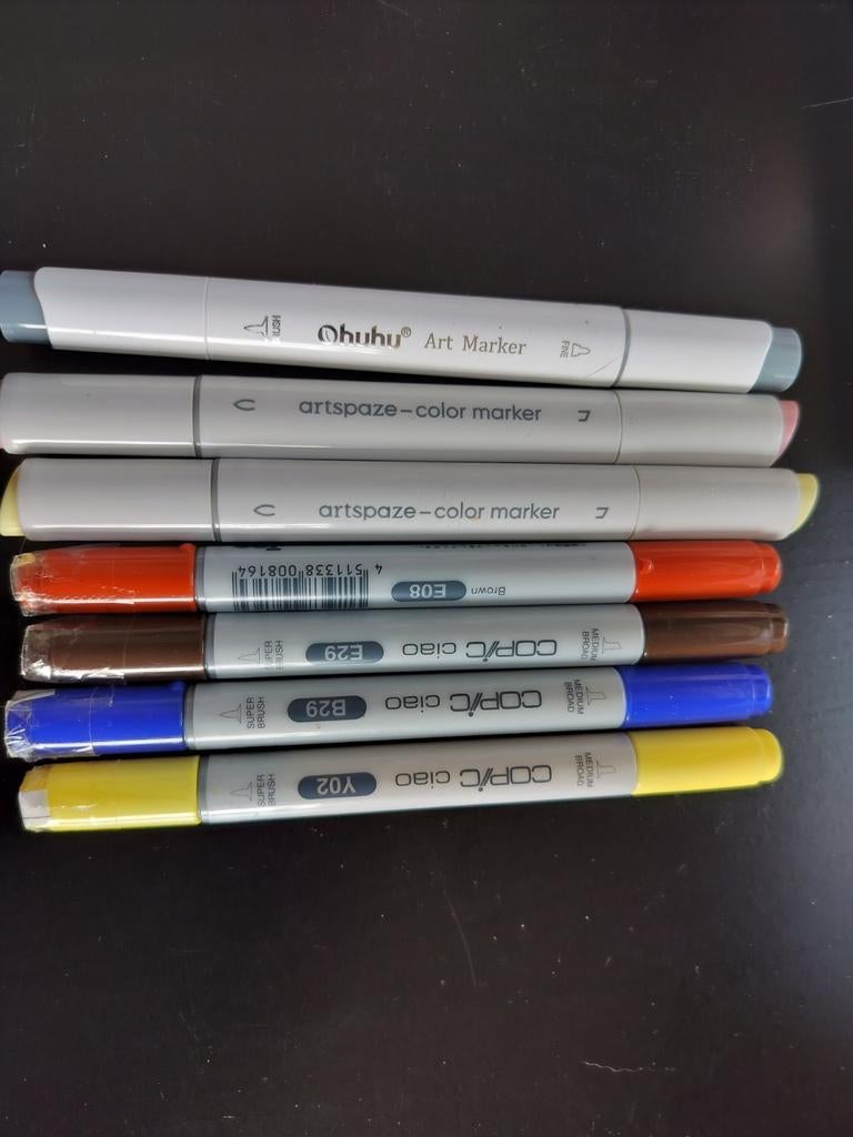 Copic, ohuhu en artspaze markers, Hobby en Vrije tijd, Tekenen, Ophalen of Verzenden