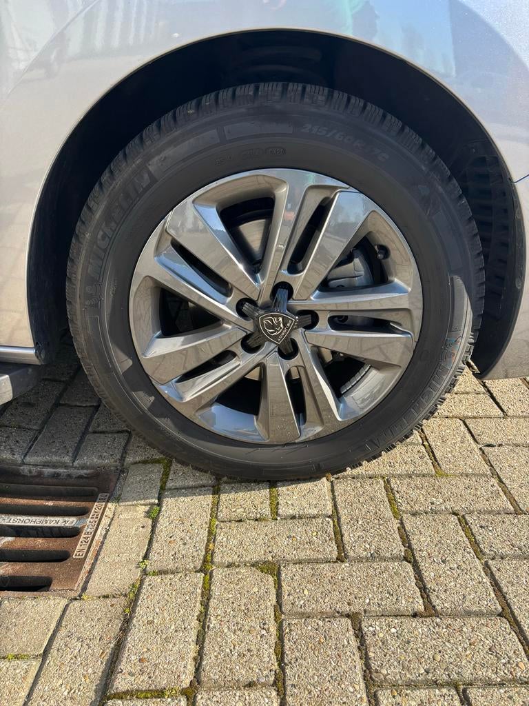 Originele zgan Peugeot Expert velgen gun metal 215/60R17C, Ophalen, Banden en Velgen, 17 inch, Winterbanden