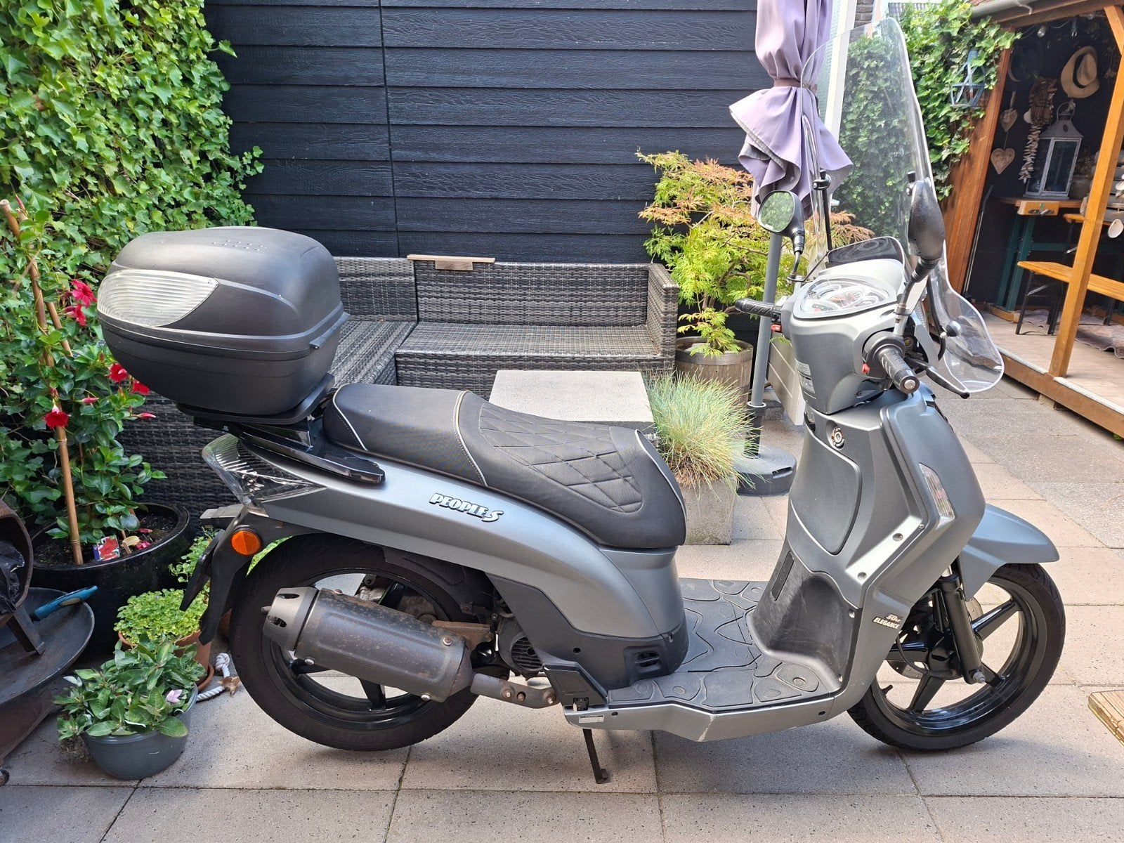 Kymco People S METALIC GRIJS (MAT), Ophalen, Maximaal 45 km/u, Zo goed als nieuw, People S