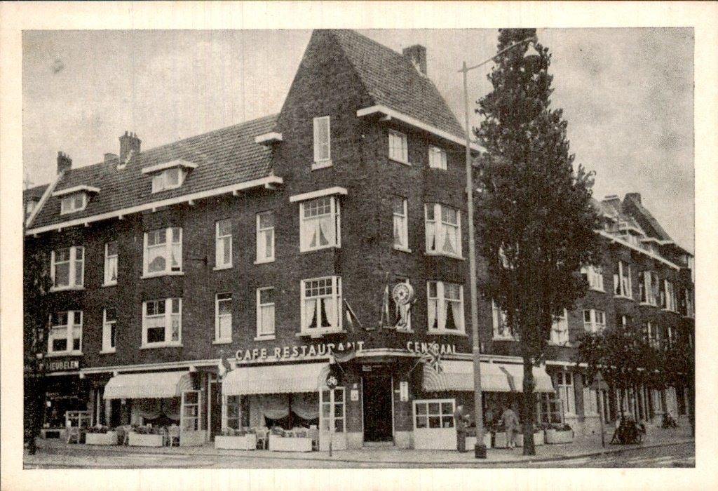 Rotterdam - Café-Restaurant Centraal - Wolphaertsboht, Ophalen of Verzenden, 1960 tot 1980, Gelopen, Zuid-Holland