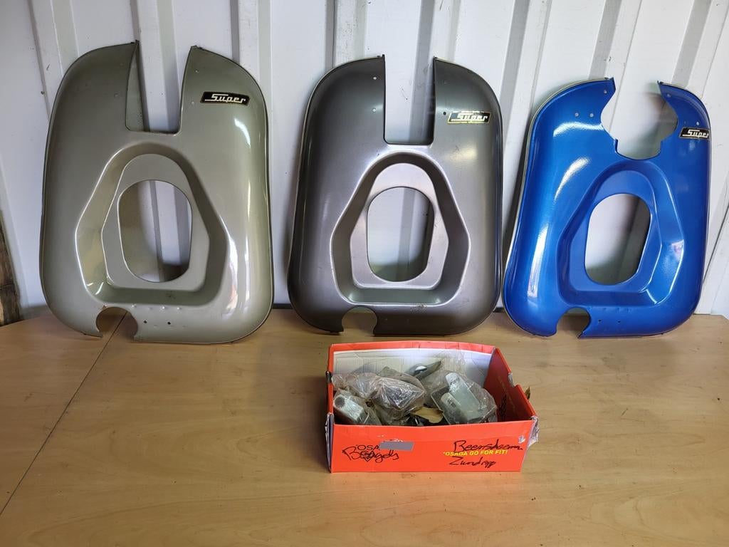 Beenschermen Zundapp met bevestiging., Ophalen, Gebruikt
