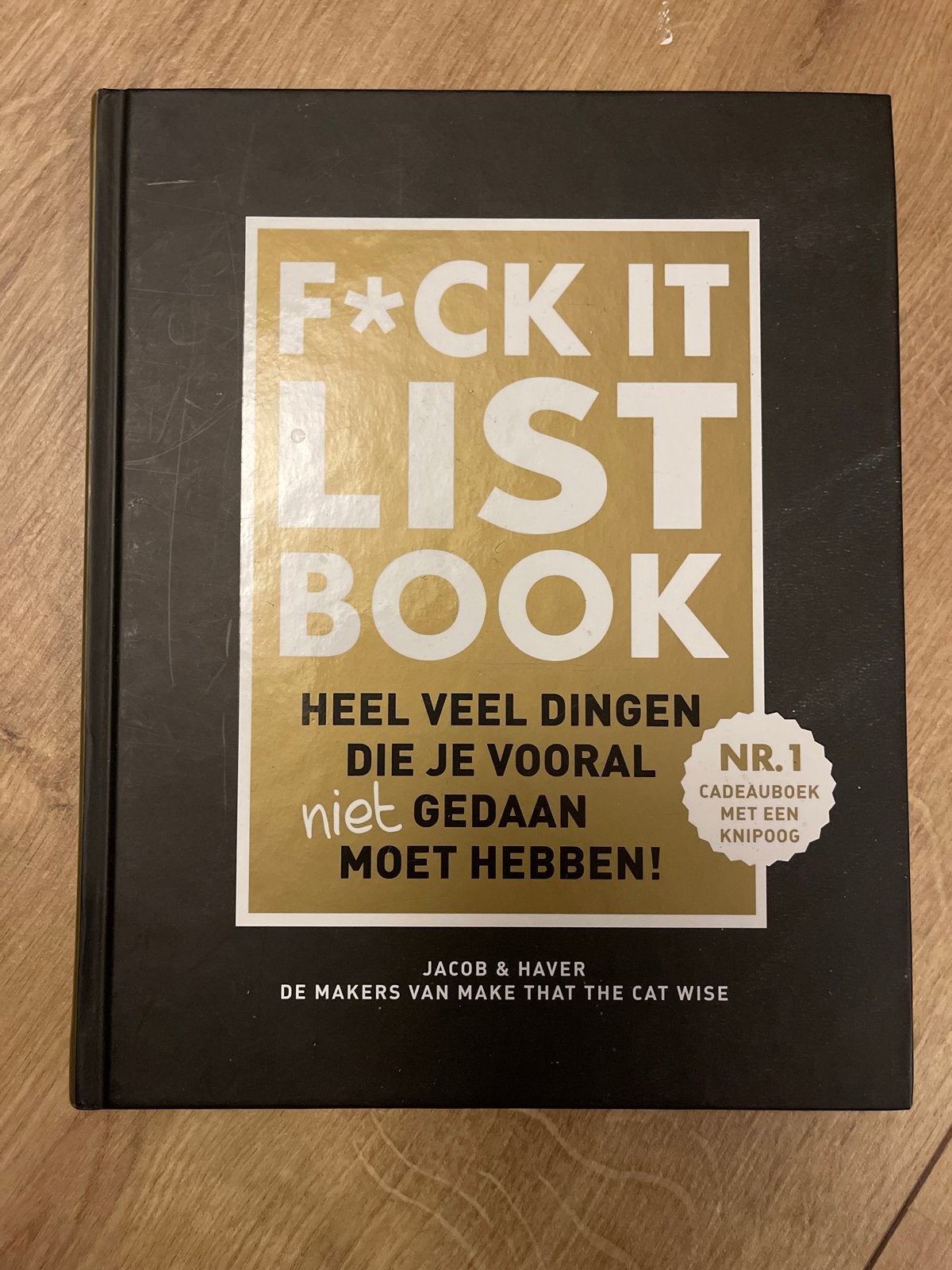 F*ck It List Book - Cadeauboek met knipoog, Ophalen of Verzenden, Gelezen