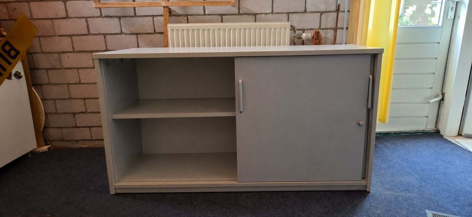 Kantoorkast wit, Huis en Inrichting, Ophalen, Gebruikt, 100 tot 150 cm, Minder dan 100 cm