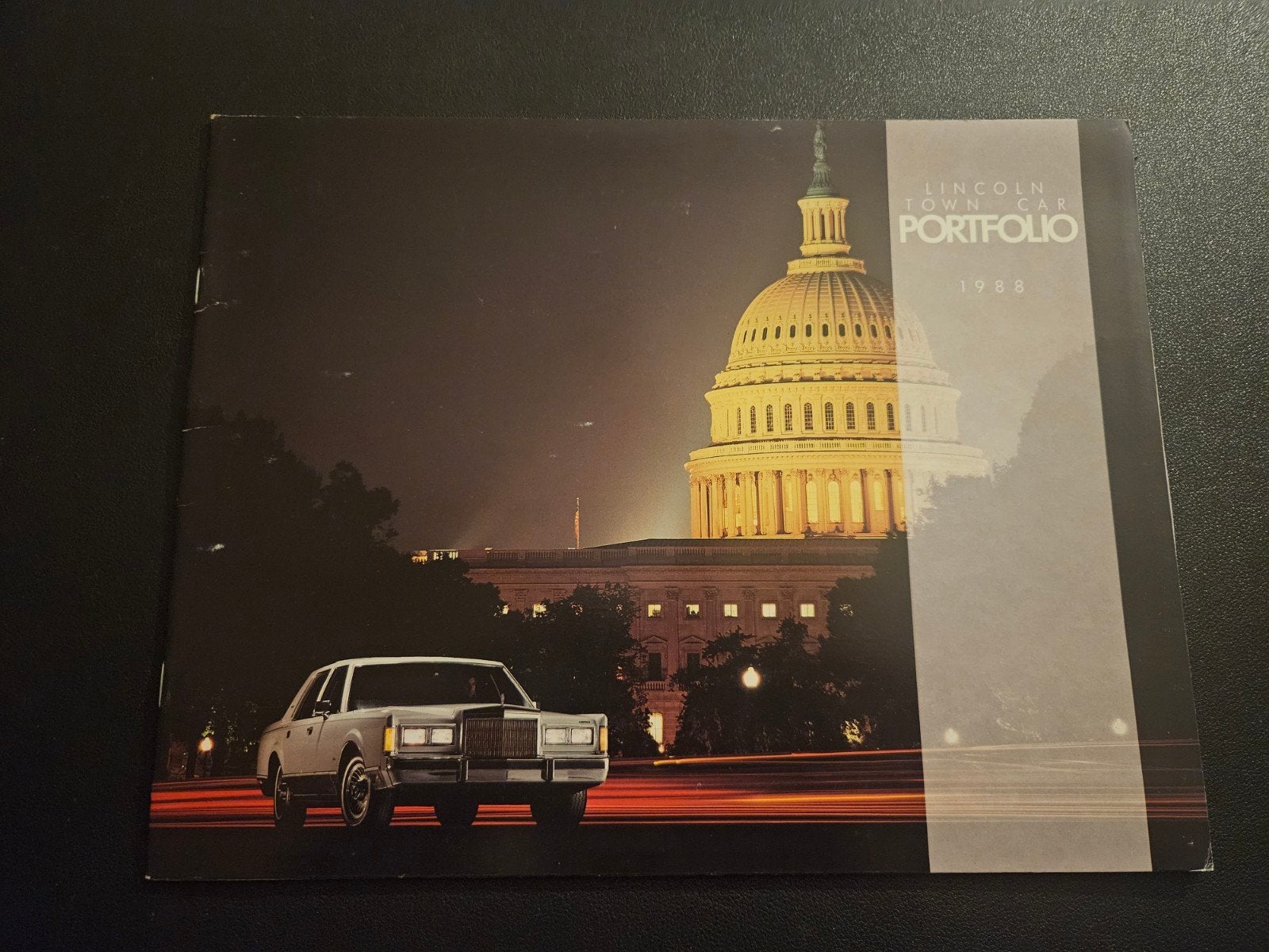 Brochure Lincoln Town Car 1988 USA, Ophalen of Verzenden, Zo goed als nieuw, Overige merken