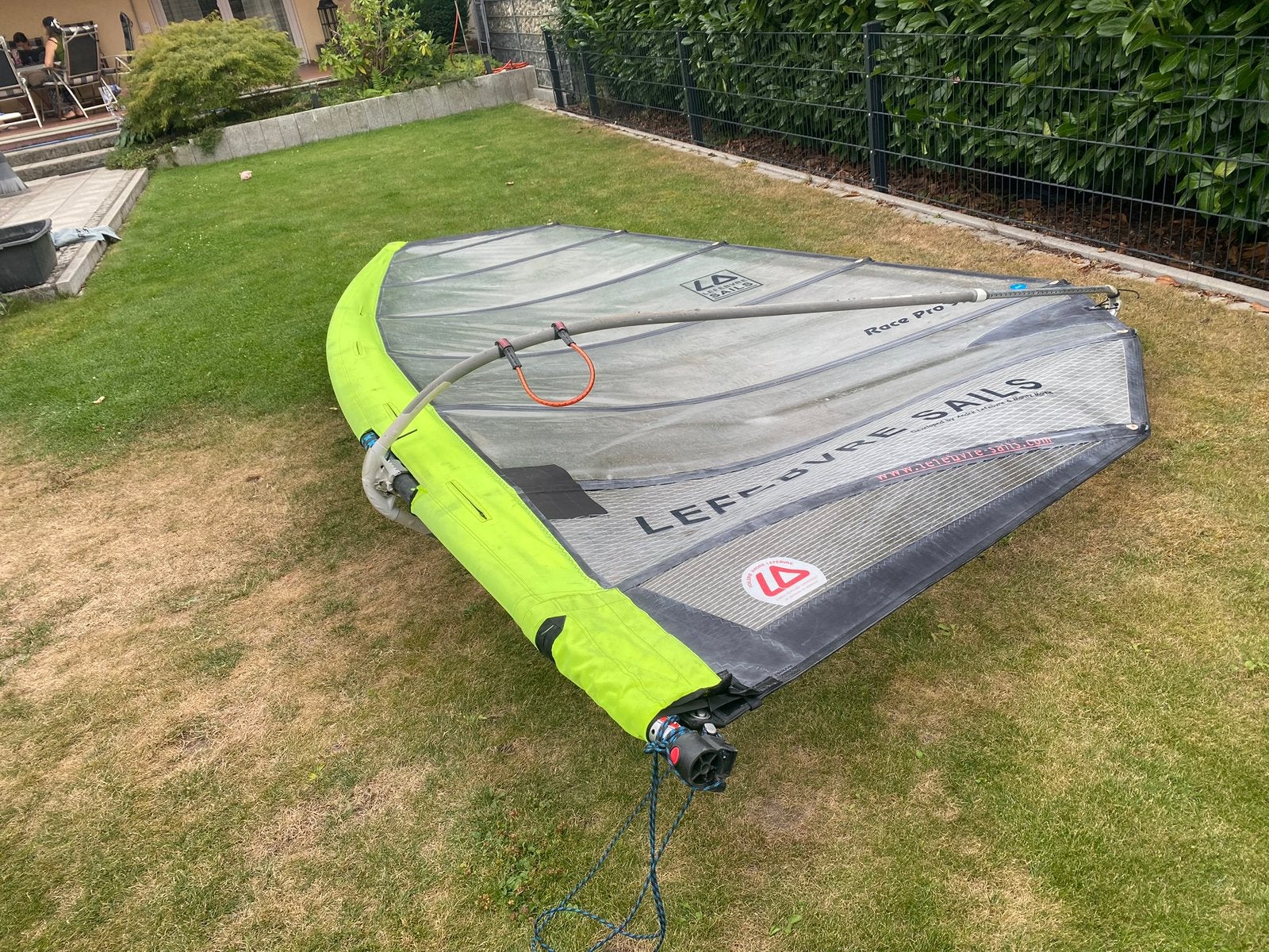 Surfzeil Lefebvre Race Pro 9,5 Eaceboardzeiö, 8 m² of meer, Zeil, Ophalen, Overige merken