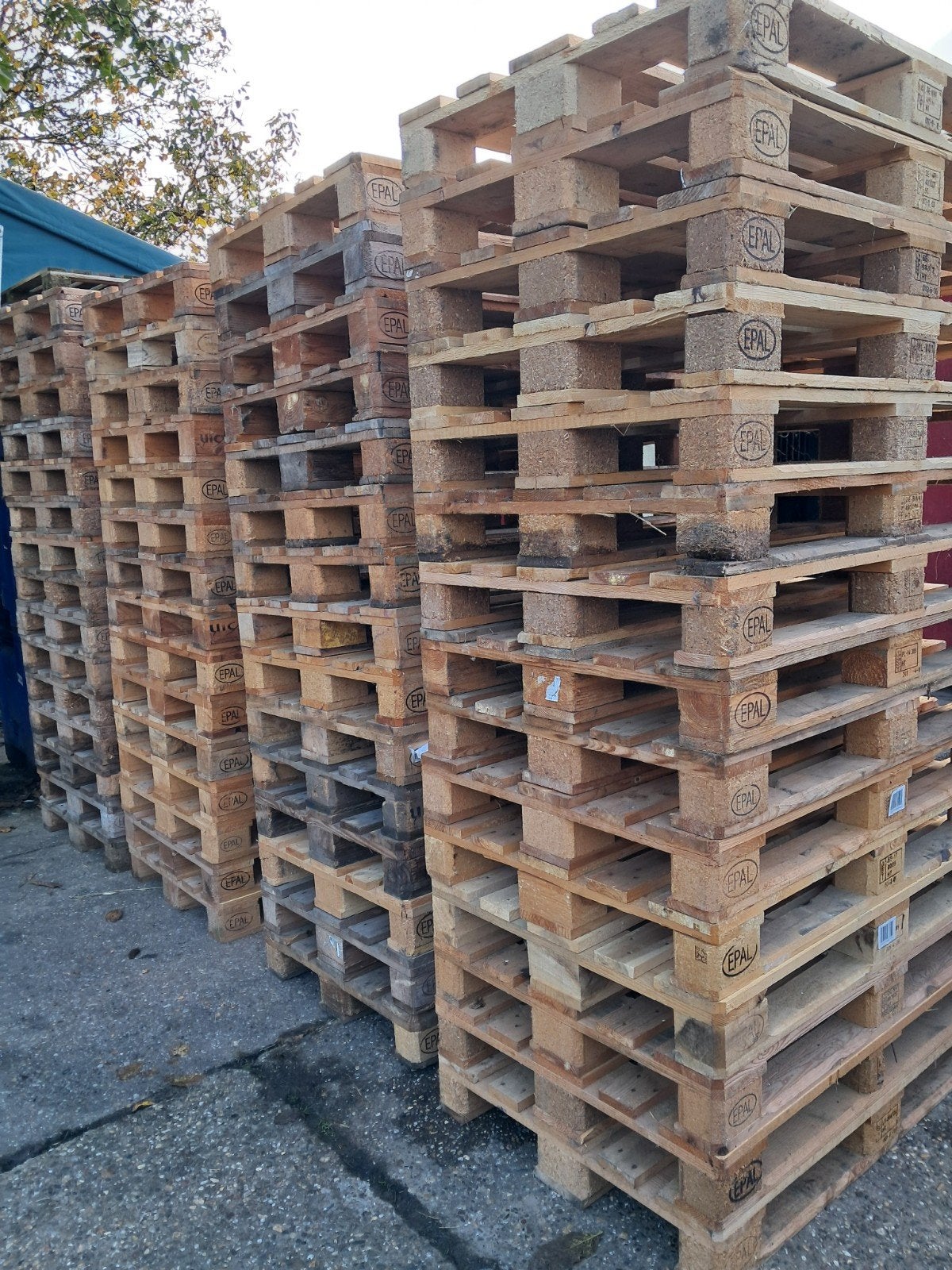 europallets, Ophalen