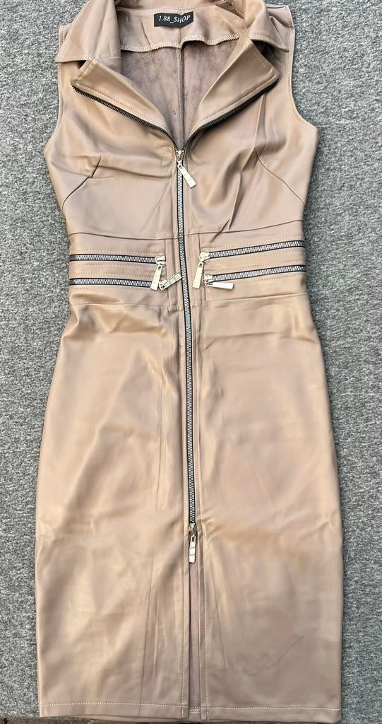 188 Shop moderne jurk – maat S – beige/nude – perfecte staat, Ophalen of Verzenden, Zo goed als nieuw, Maat 36 (S), Beige