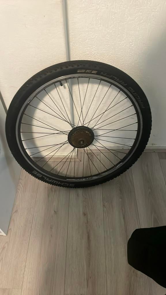 29 inch Velgenset met Voorvork, Fietsen en Brommers, Fietsonderdelen, Gebruikt, Aluminium, Mountainbike, Ophalen