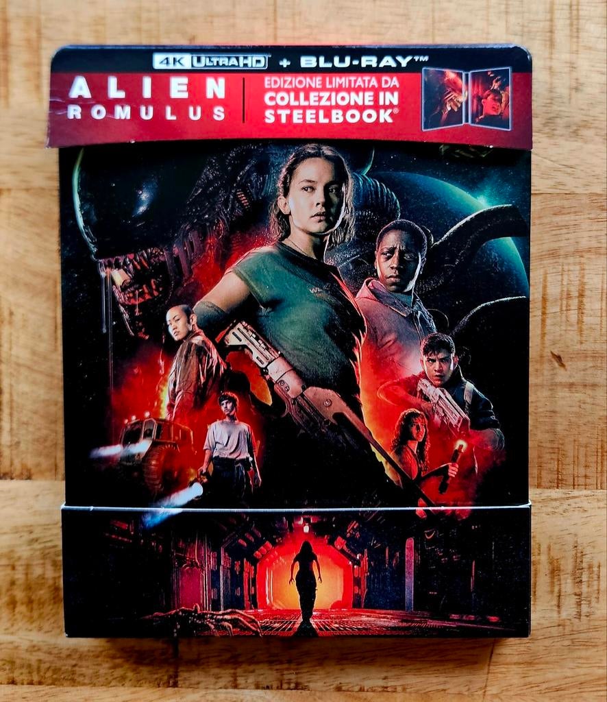 Alien Romulus 4K Ultra HD + Blu-Ray Steelbook Nieuw, Cd's en Dvd's, Blu-ray, Ophalen of Verzenden, Nieuw in verpakking, Science Fiction en Fantasy