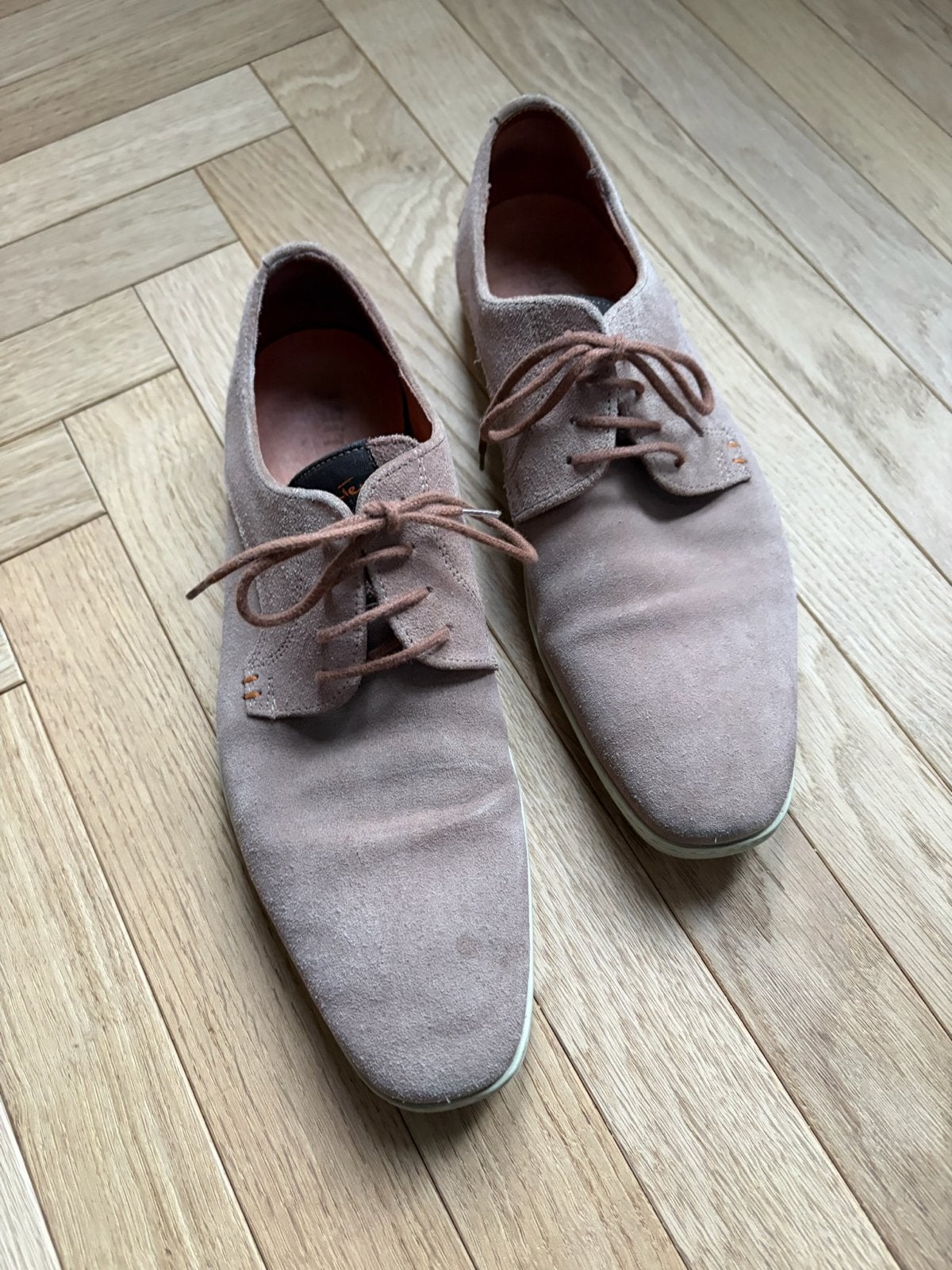 Suede Van Lier Veterschoenen Maat 41 met Witte Zool, Ophalen