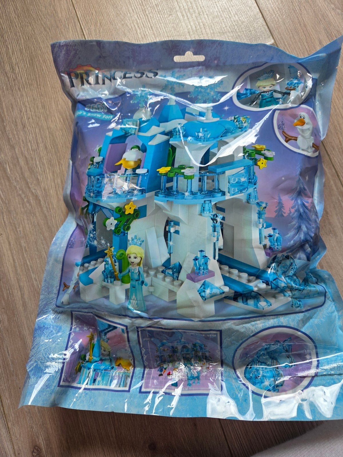 Bouwstenen set Frozen kasteel met Elsa en Olaf, Ophalen of Verzenden, Nieuw, Overige merken
