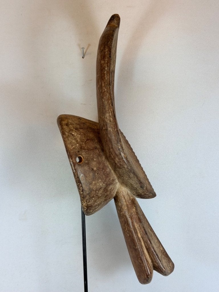 260256 Oud Afrikaans Mumuye masker uit Nigeria., Ophalen of Verzenden