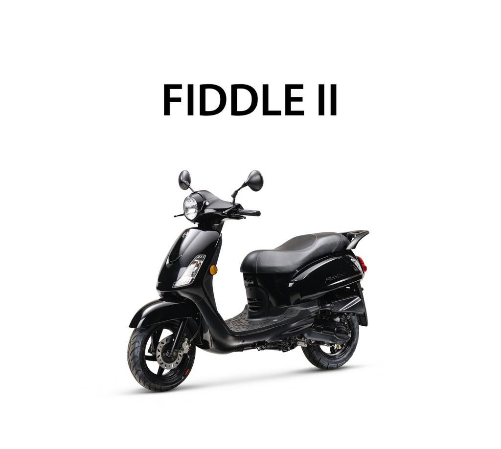 Sym Fiddle 2 Scooter 25KM/45KM 2026 E5+ ( Sym ), Ophalen of Verzenden, Zo goed als nieuw, Benzine, Fiddle