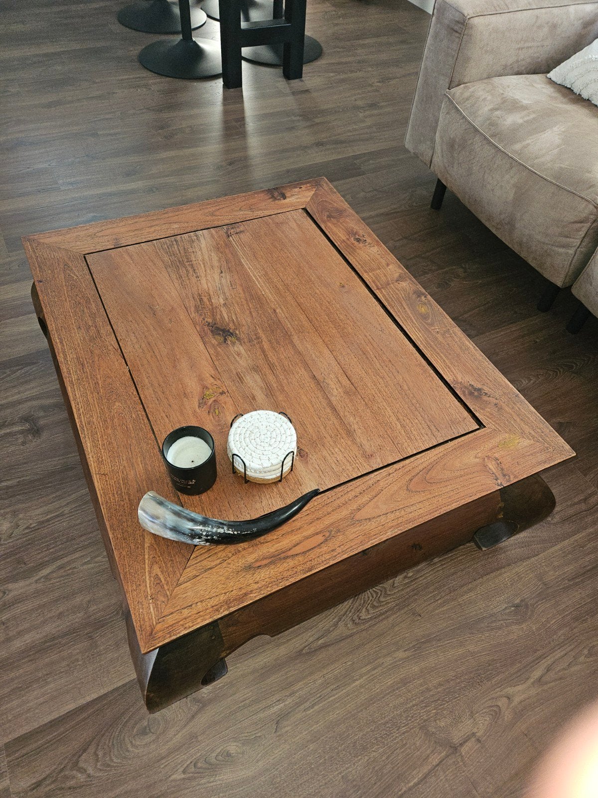 Opiumtafel, Ophalen, Gebruikt, 50 tot 100 cm, 50 tot 100 cm