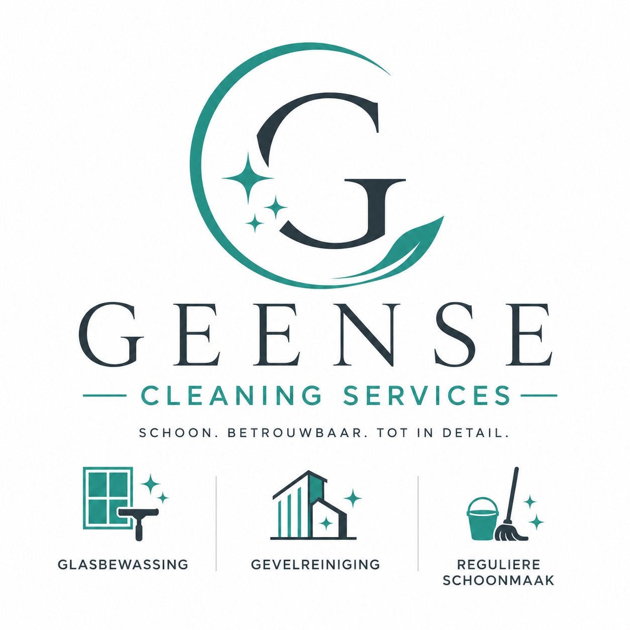 Glazenwasser, Schoonmaken bedrijfsruimte