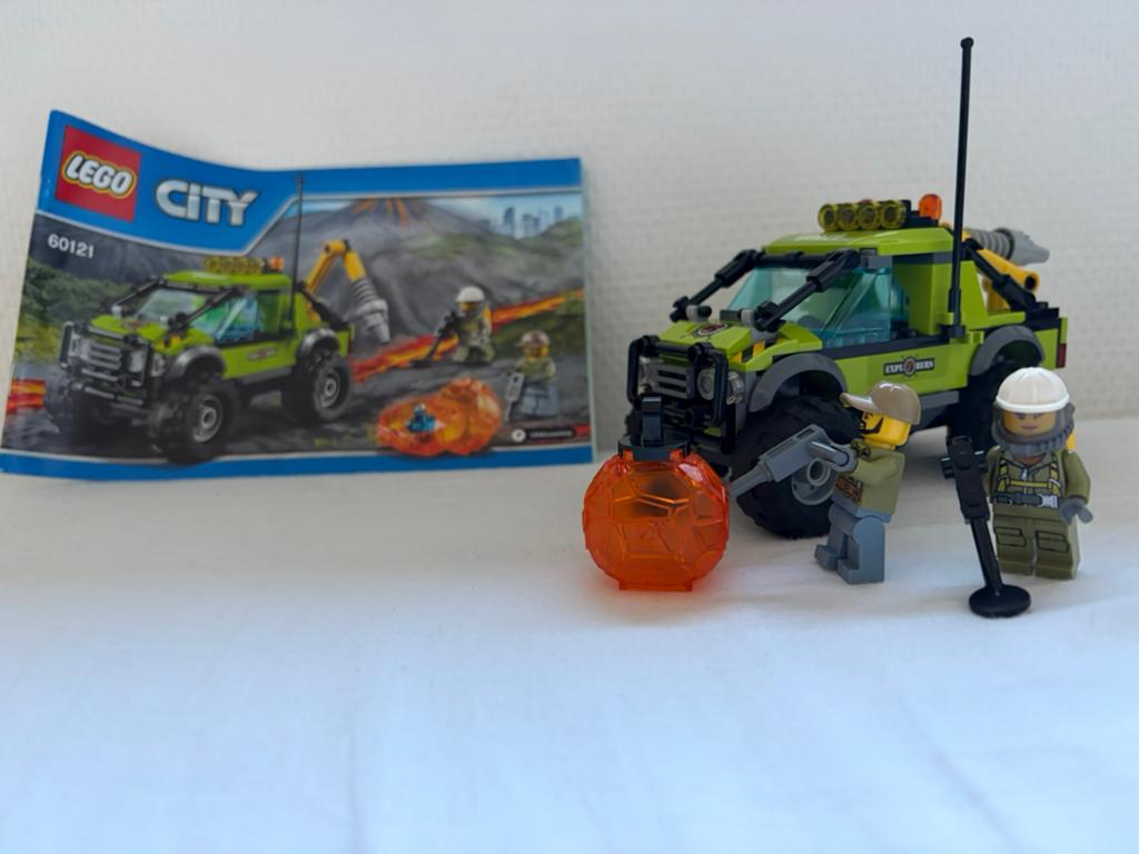 Lego City 60121 Vulkaan Onderzoeks Truck, Compleet, City, Lego, Ophalen of Verzenden