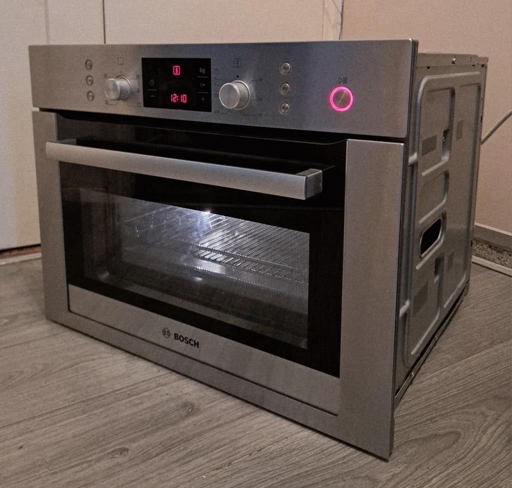Bosch inbouw combi oven, Ophalen, Zo goed als nieuw, 45 tot 60 cm