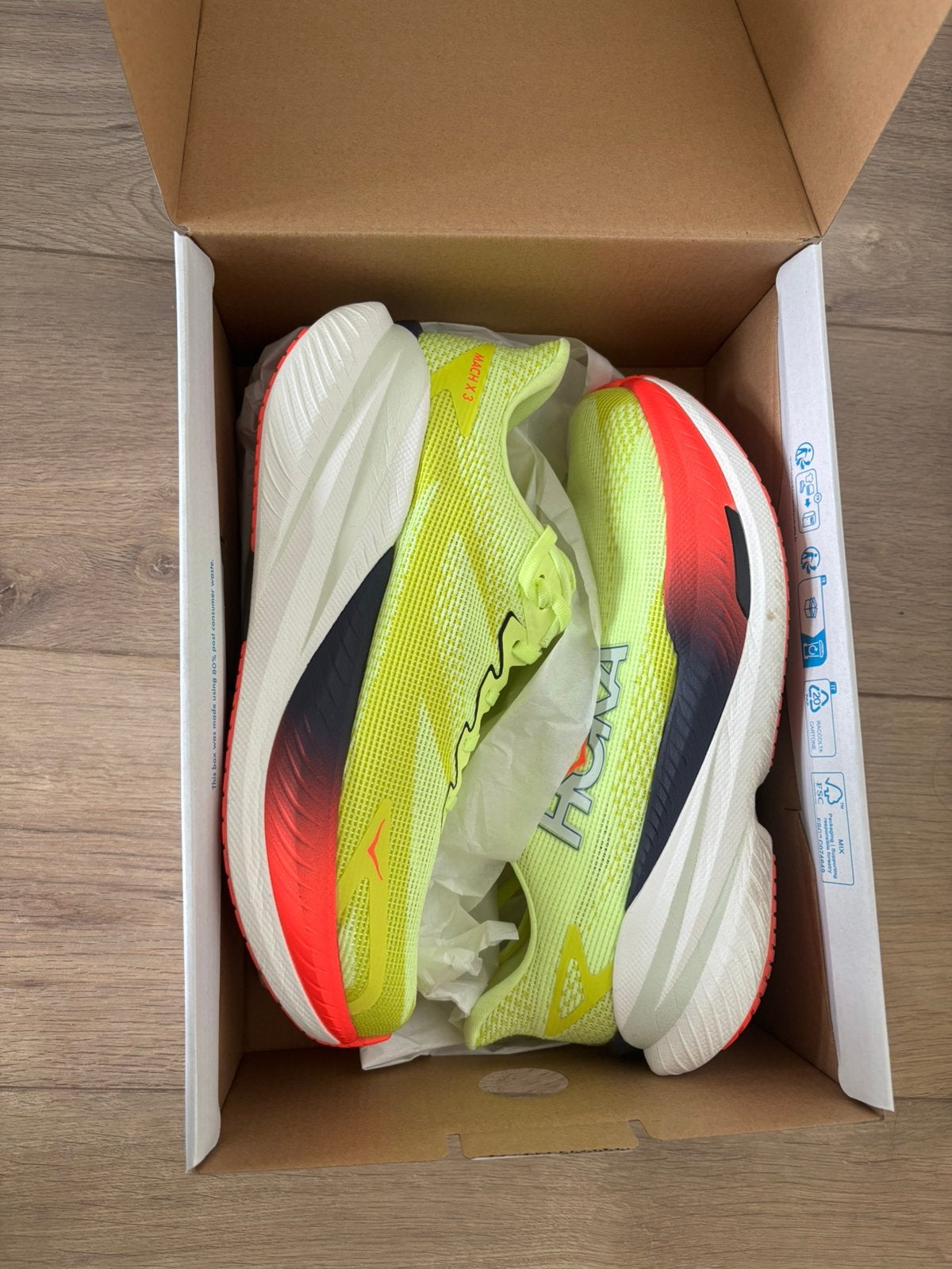 Hoka Mach X3 - Dames Hardloopschoen, Overige merken, Hardloopschoenen, Ophalen of Verzenden, Zo goed als nieuw
