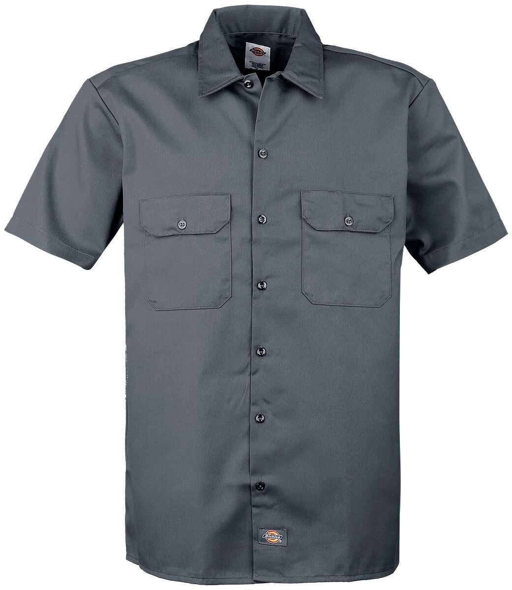Dickies WORK overhemd charcoal grey mt M nieuw, Ophalen of Verzenden, Nieuw, Grijs