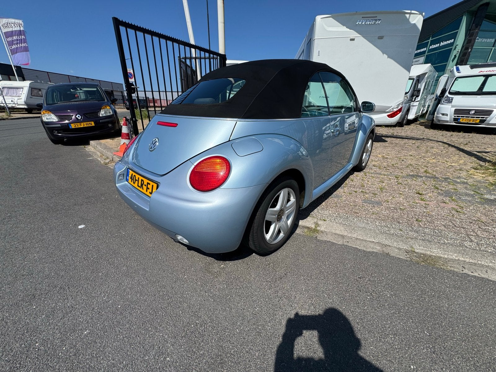 Volkswagen Beetle (Kever) 2.0 Cabriolet 85KW 2003 Blauw, Auto's, Volkswagen, Voorwielaandrijving, Beetle (Kever), 4 cilinders