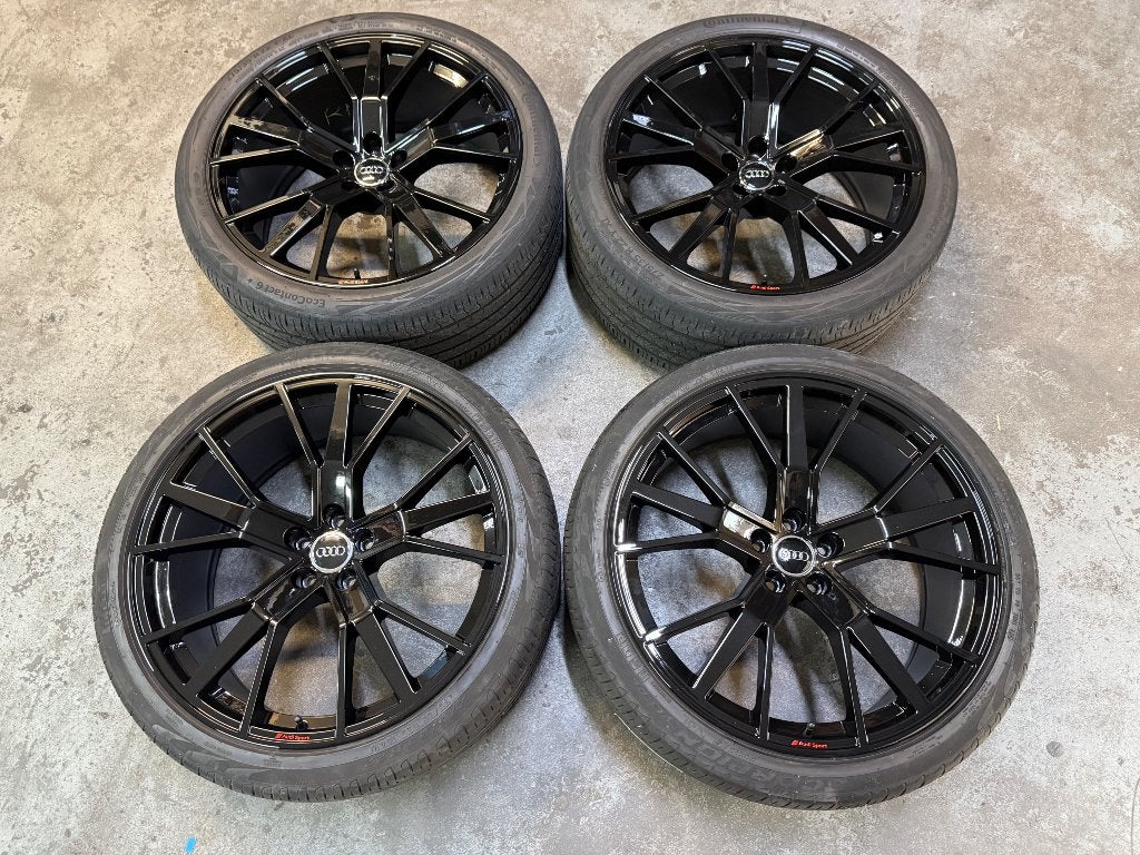 ✅ 22 inch Audi Sport RS Q5 SQ5 Q7 velgen 5x112 velgen, Gebruikt, 275 mm, Banden en Velgen, Overige maten