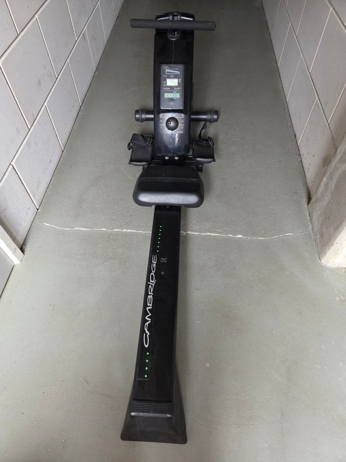 Roeitrainer ProAction BH Fitness Cambridge Magnetic, Ophalen, Gebruikt, Rug, Metaal