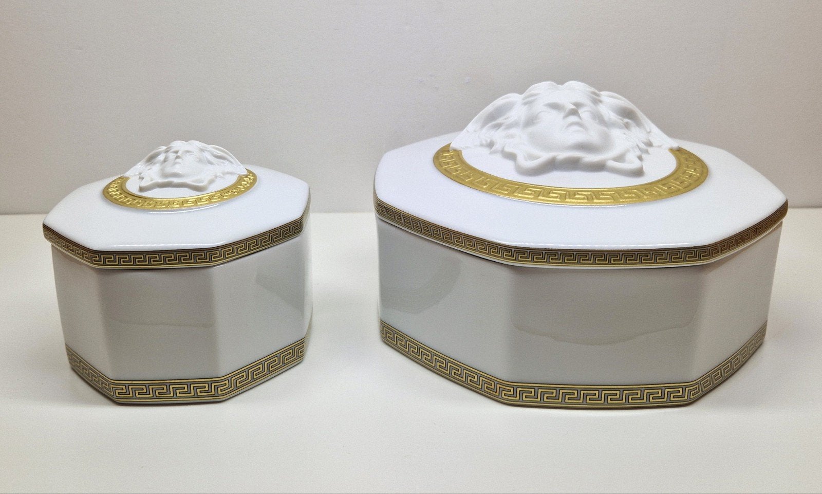 Rosenthal Studio-Linie Versace Gorgona dekselpotten., Antiek en Kunst, Ophalen