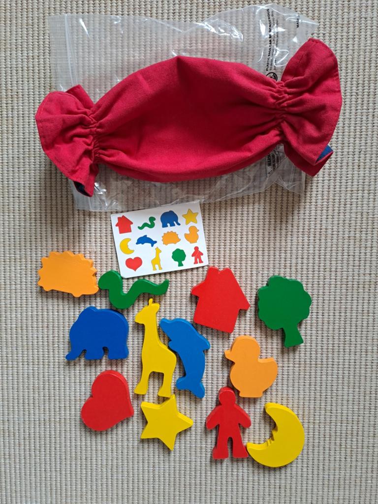 Voelspel, houten vormen., Ophalen of Verzenden, Zo goed als nieuw