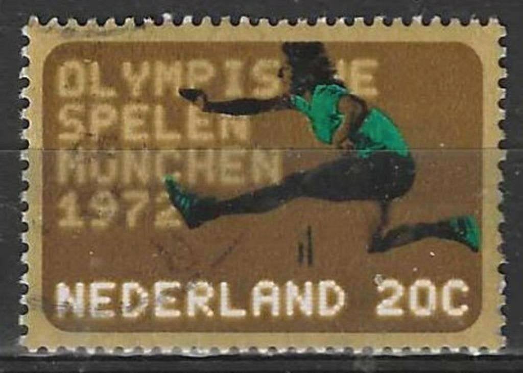 Nederland 1972 - Yvert 960 - Olympische Spelen (ST), Postzegels en Munten, Verzenden, Gestempeld