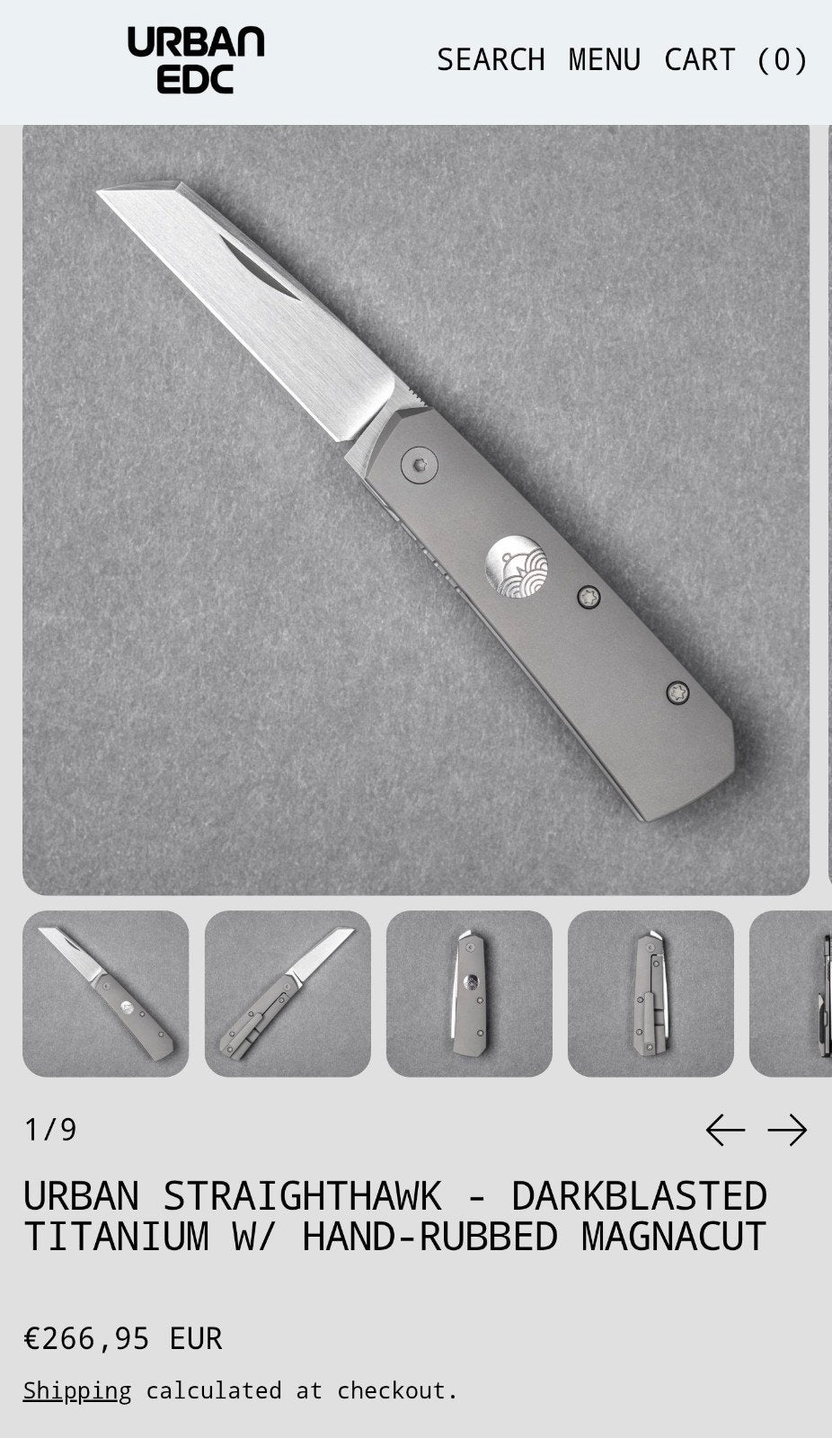 Urban EDC StraightHawk, Ophalen of Verzenden, Zo goed als nieuw