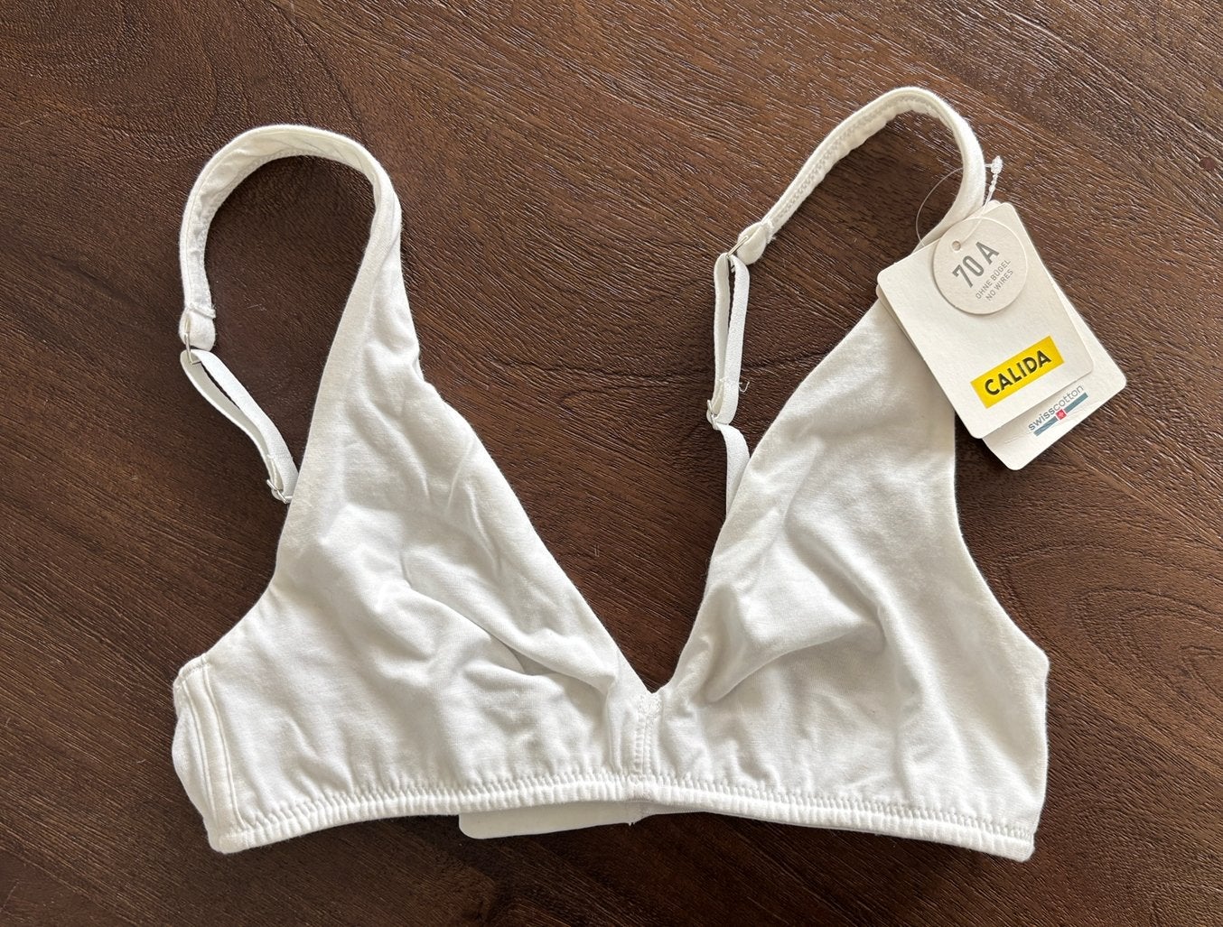 Calida witte BH 70A - Nieuw met kaartjes, Kleding | Dames, Ondergoed en Lingerie, BH, Wit, Ophalen of Verzenden