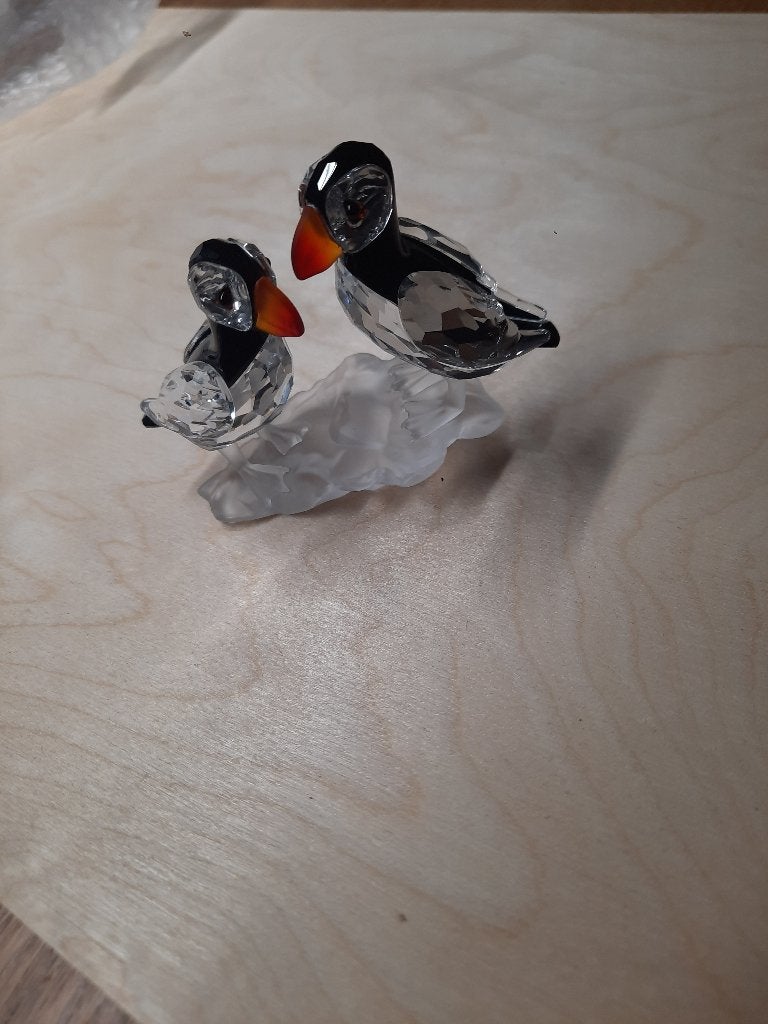 Swarovski. Puffins., Ophalen of Verzenden, Zo goed als nieuw, Figuurtje