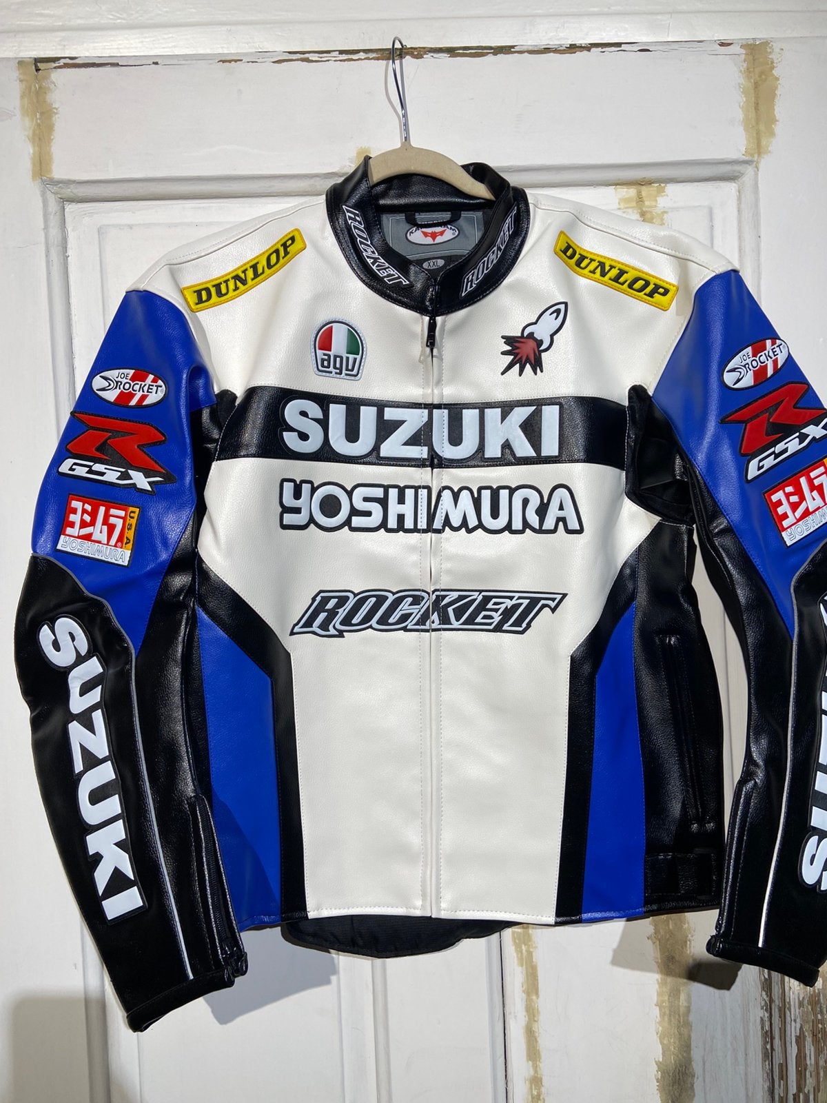 Suzuki Yoshimura-motorjas (maat XXL) Vintage, Ophalen of Verzenden, Nieuw met kaartje, Dames, Jas | leer