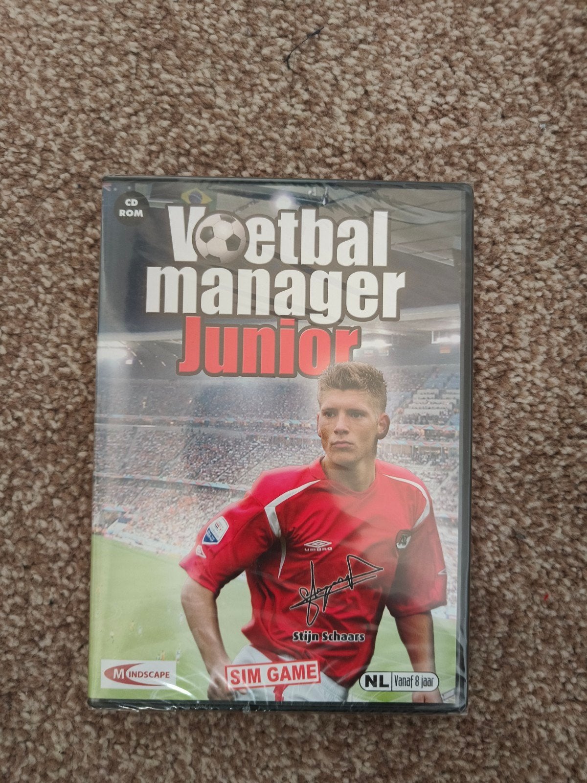 Voetbal Manager Junior - Sim Game CD-ROM, Spelcomputers en Games, Games | Pc, Gebruikt, 1 speler, Ophalen of Verzenden, Vanaf 7 jaar