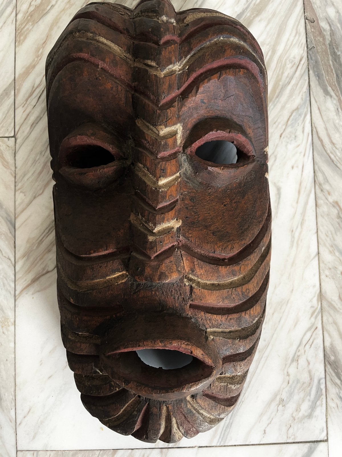 Songye Kifwebe Masker uit Congo, 37x20x22 cm, Antiek en Kunst, Kunst | Niet-Westerse kunst, Ophalen of Verzenden