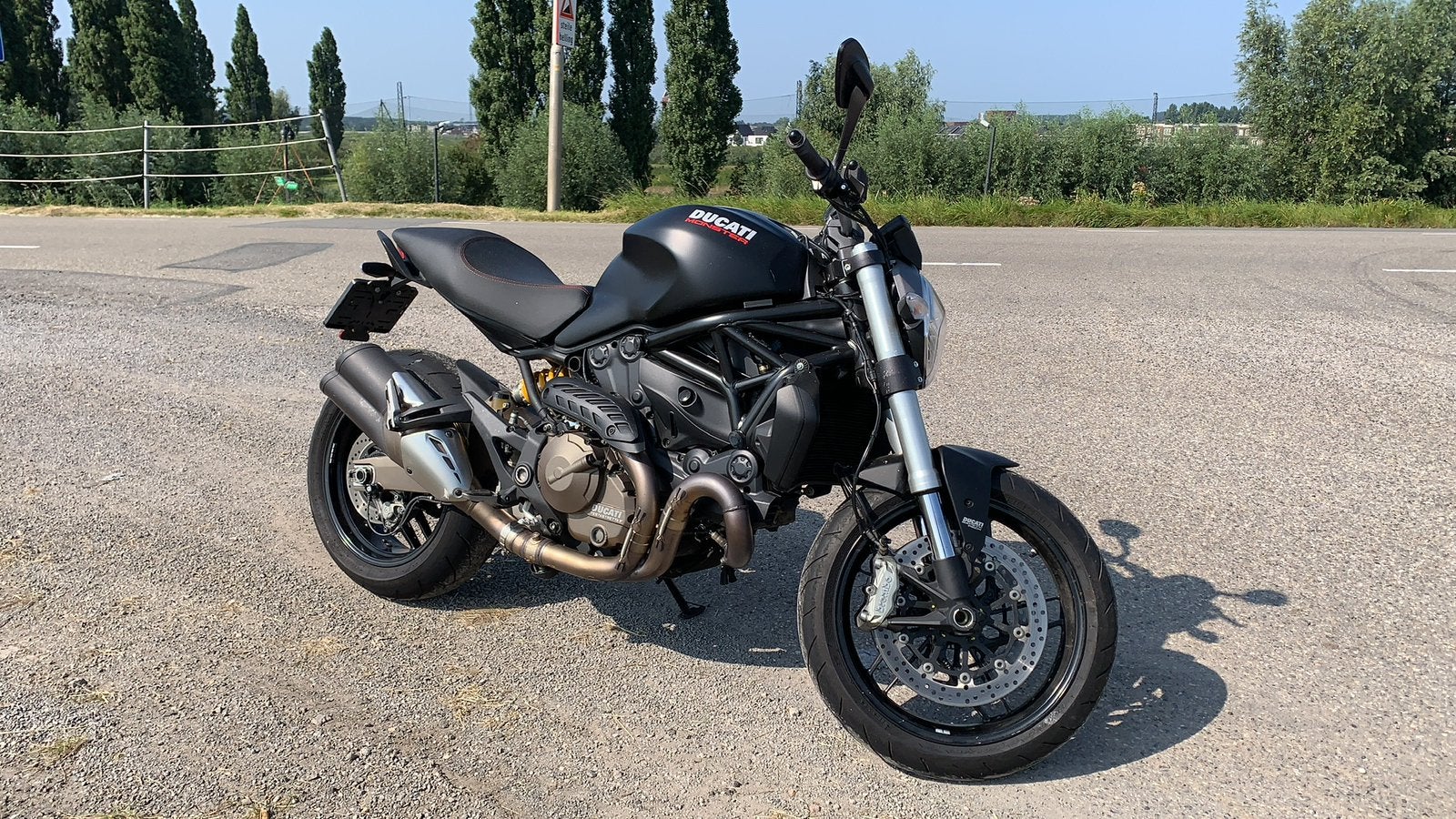 Ducati Monster 821 Dark 2016, Slechts 9426 km, Particulier, Naked bike