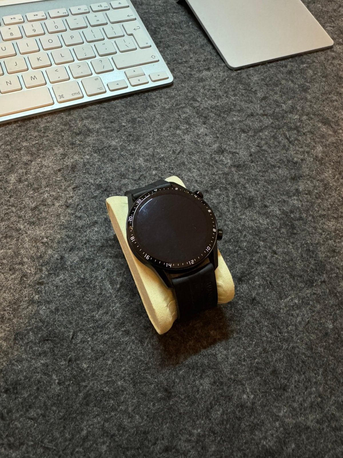 Huawei Watch GT 2 46MM, Sieraden, Tassen en Uiterlijk, Ringen, Ophalen, Zo goed als nieuw, Zilver, Heer
