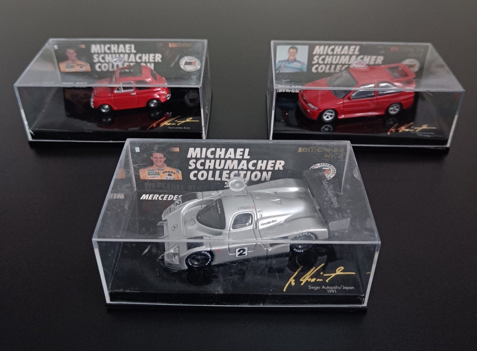 Michael Schumacher collectie model auto's 1:64, Hobby en Vrije tijd, Overige merken, 1:50 of kleiner, Auto, Ophalen of Verzenden