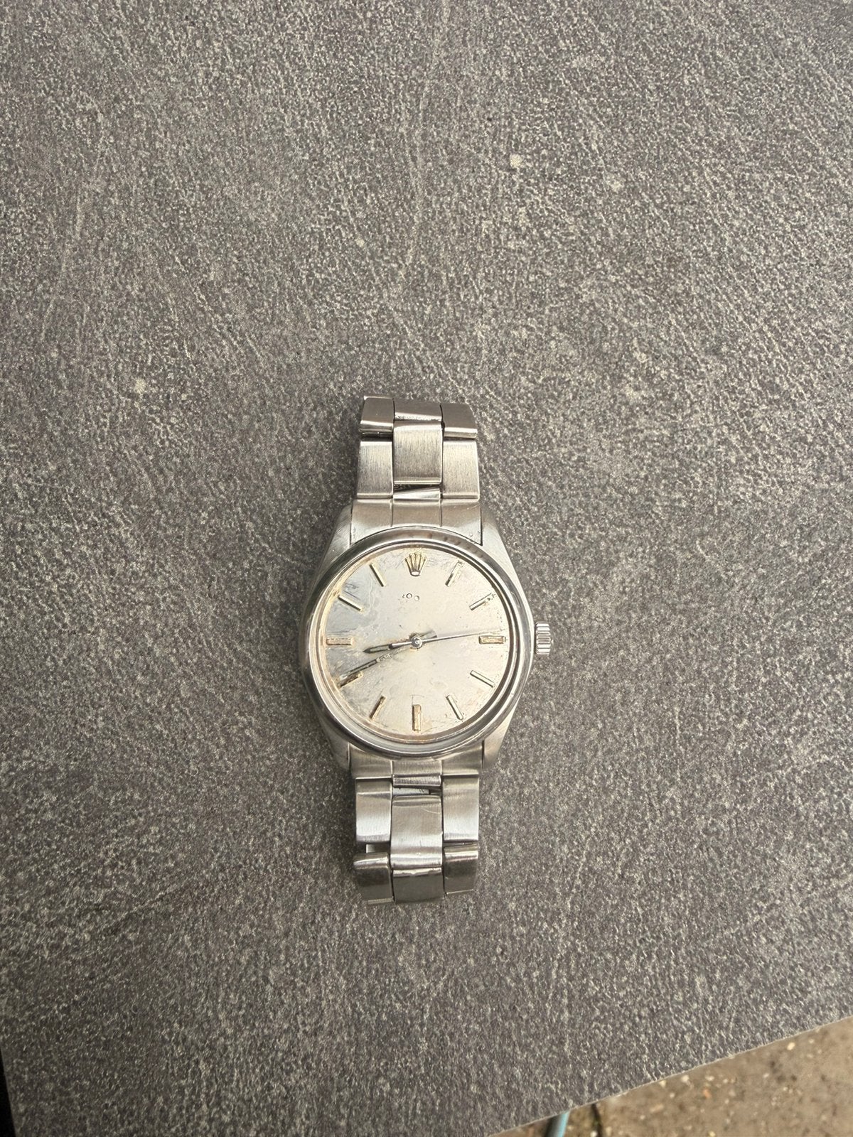 Orginele rolex Oyster Airking 5500 34mm waterschade, Sieraden, Tassen en Uiterlijk, Horloges | Dames, Ophalen, Zo goed als nieuw