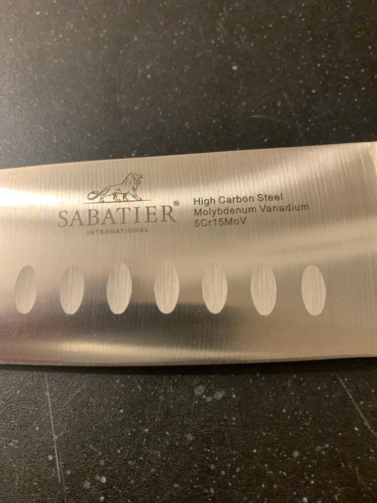 Sabatier Santoku mes - Hoogwaardig roestvrij staal, Ophalen, Overige typen, Metaal, Overige merken