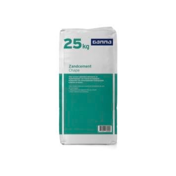 Nieuwe zak Zandcement 25 kilo, Ophalen