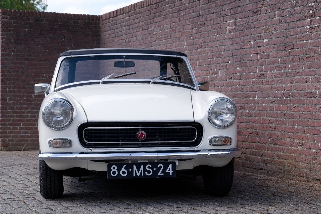 MG Midget MK III 1275cc, Auto's, Achterwielaandrijving, Zwart, Cabriolet, Overige bekleding