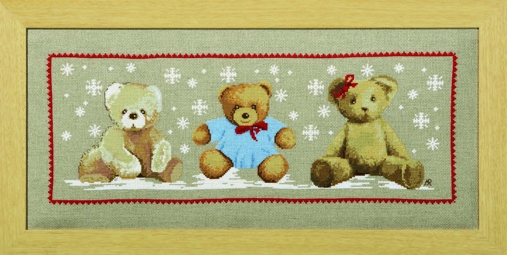 Borduurpakket Sous les flocons, beertjes 4434, ., Nieuw, Ophalen of Verzenden, .
