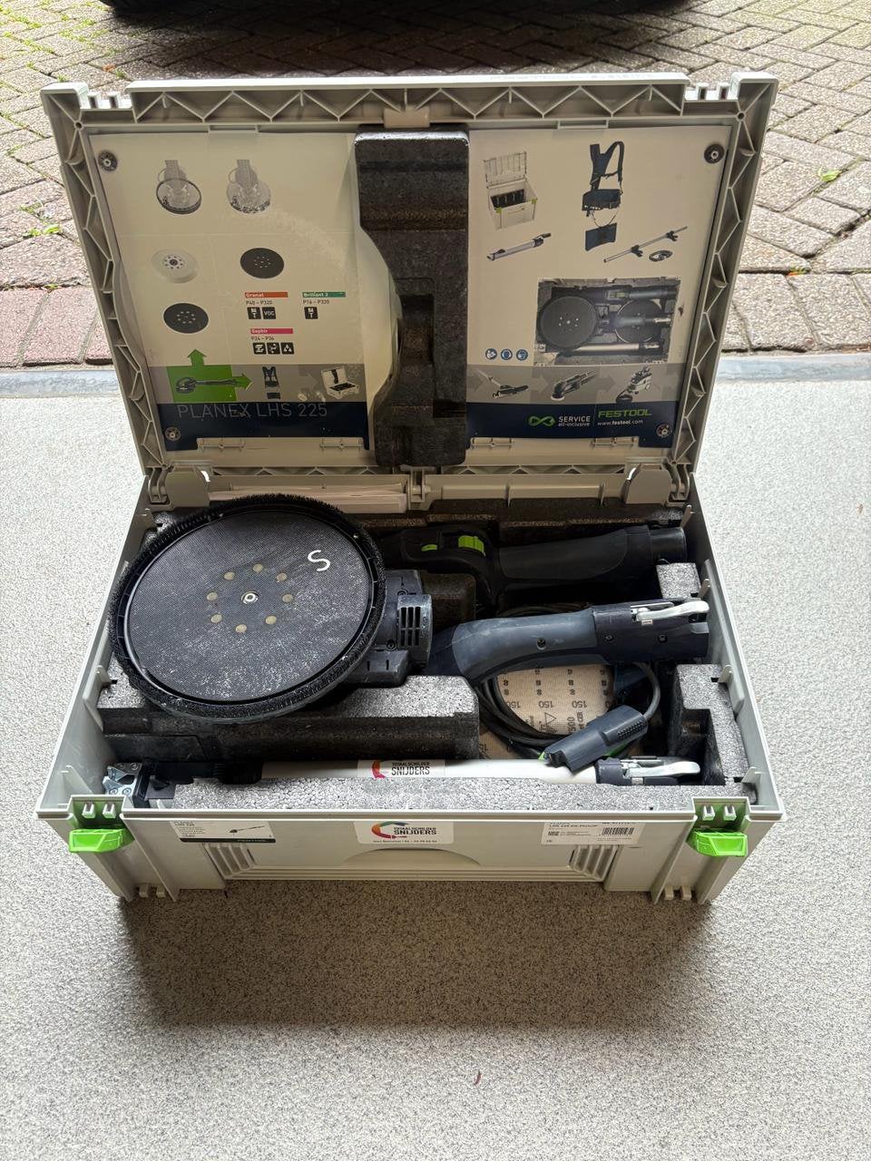 Festool planex LHS 225 langnek schuurmachine, Ophalen of Verzenden, Minder dan 600 watt, Vlakschuurmachine