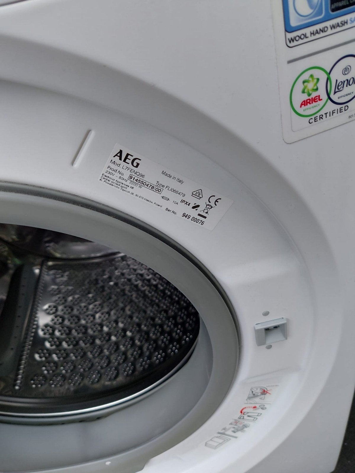 Foto 5 van Aeg wasmachine 9 kg Autodose