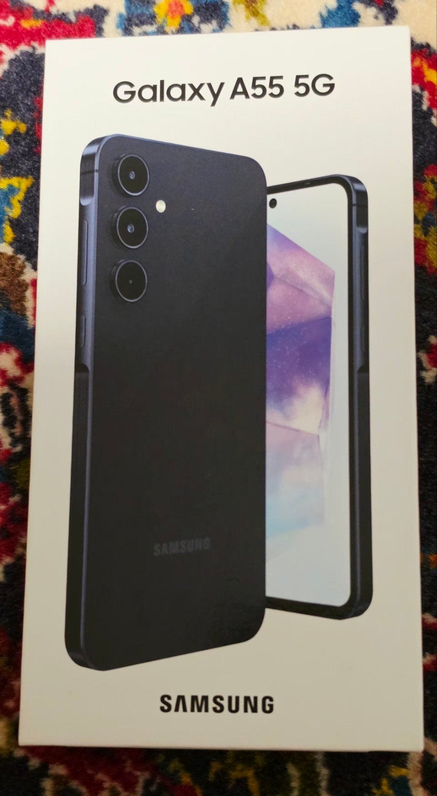 Samsung A55 5G 256GB Navy Dual Sim - Vast prijs ., Ophalen of Verzenden, Zo goed als nieuw, Zonder abonnement, Zonder simlock