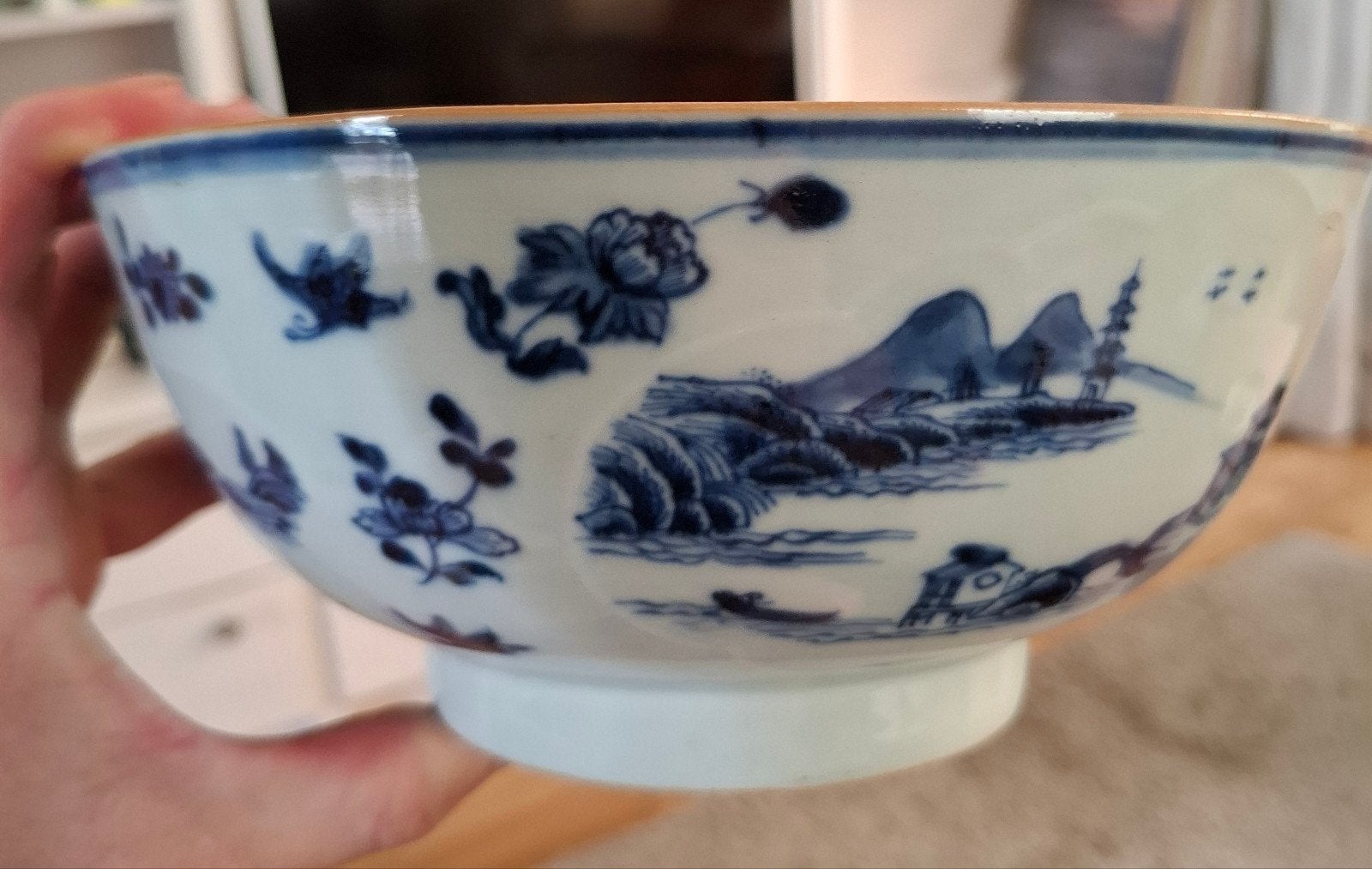 Chinese poraeleinen kom, Ophalen