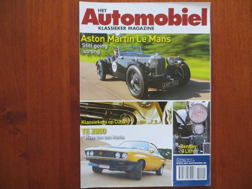 Het Automobiel 2 2009 TE 2800 (Manta) Aston Martin Le Mans, Ophalen of Verzenden, Nieuw, Overige merken